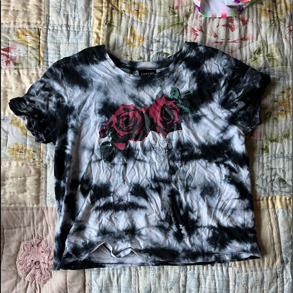 Grey wash tee. “over you” size M. kohls.